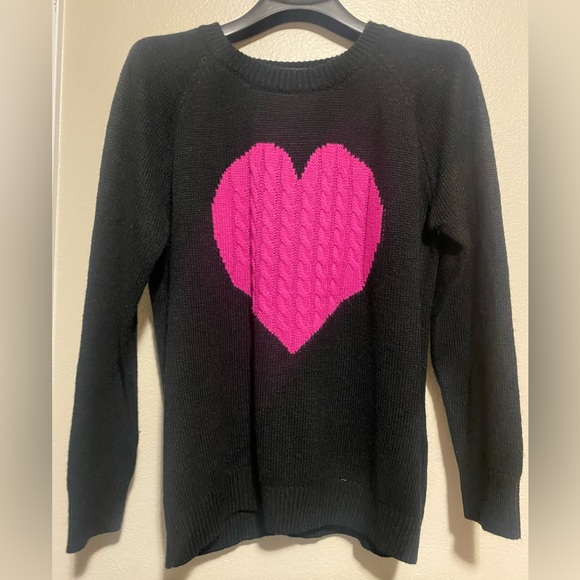Heart Crewneck Knitted Sweater- size xxl - Picture 8 of 12